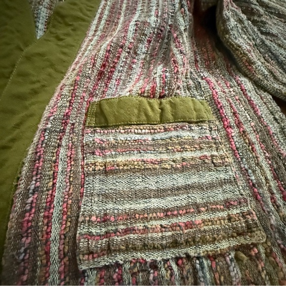 Mekong River Textiles Indigo Dyed Handwoven Kimono Medium - Picture 3 of 5